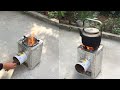 Techniques Making Wood Stoves From Iron Paint Bucket - DIY Rocket Stove - Portable Kitchen