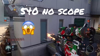 I hit a 540 no scope trickshot on bo3