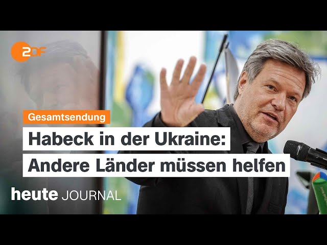 heute journal 19.04.24 Nato, Habeck in der Ukraine, Wahl in Indien, Saisonstart auf Rhodos