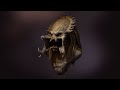 PREDATOR face 3d in ZBRUSH MAYA SUBSTANCE PAINTER