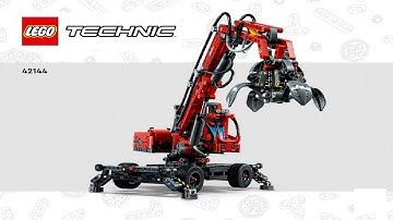 LEGO instructions - Technic - 42144 - Material Handler