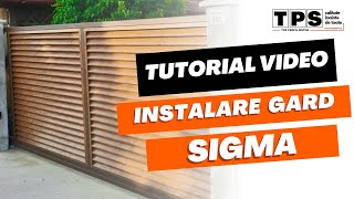 Cum se montează gardul SIGMA - Tutorial VIDEO