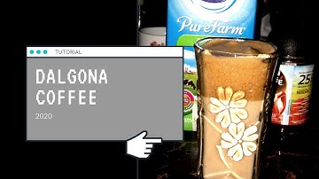 DALGONA COFFEE VIRAL no mixer (First Attempt)