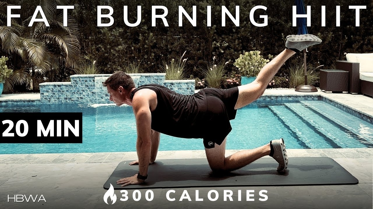 20 Min Fat Burning HIIT Workout - Total Body Cardio | No Equipment, No ...