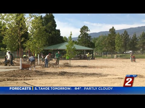 Reno Community Comes Together To Plant Trees At Mamie Towles Elementary School