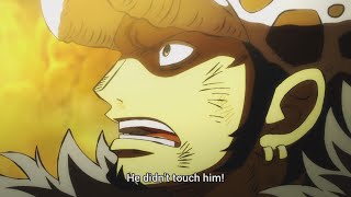 One Piece - Law's Reaction to Luffy Destroying Kaido / HD 1080p