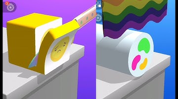 ASMR Slicing Game Relaxing sounds Android iOS Gameplay