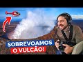 Sobrevoando VULCÃO EM ERUPÇÃO na Islândia! Voo de Helicóptero de Reykjavik ao Vulcão Fagradalsfjall