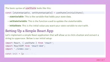How to Use useState in React to Transform Strings to Uppercase