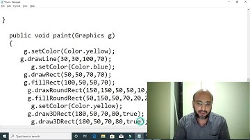 GUI Programming: Part 2-Applet, Graphics Shapes and Color