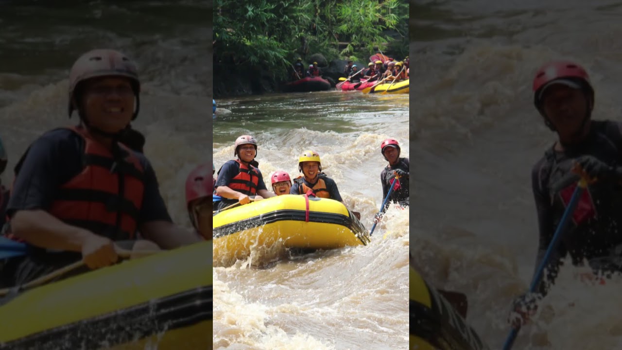 Rafting seru di sungai Elo!  