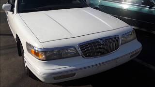 Mercury Grand Marque  / Ford Crown Victoria Paint Code Location