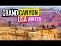 Grand Canyon National Park, Arizona. Winter with snow (Road Trip USA #3)