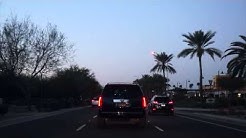 Sunset Driving on Scottsdale Road 