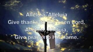 Alleluia Alleluia Give Thanks to the Risen Lord chords