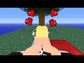 I Tried Sleeping in Jenny’s Minecraft Skyblock!