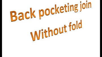 bk pkting join without fold in sewing line