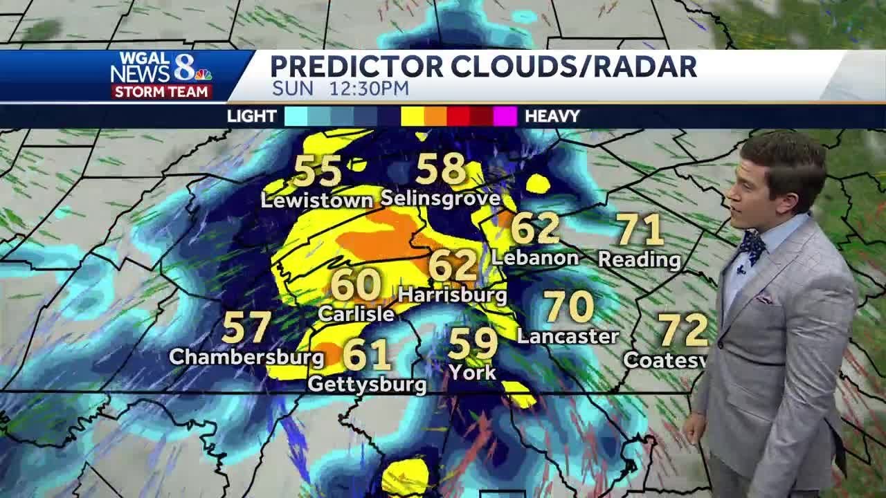 Next storm system on the approach, shower chances go up - YouTube
