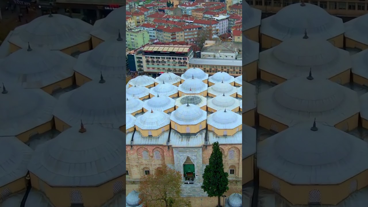 Bursa Grand Mosque turkey Drone View😍