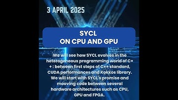 Sycl on CPU and GPU
