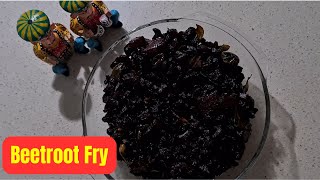 Simple Beetroot Fry Recipe