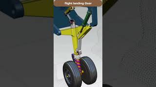 Flight Landing Gear 3D Design