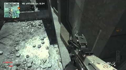 Call of Duty: Modern Warfare 3- Hiding spot/Jump/Glitch- Downturn