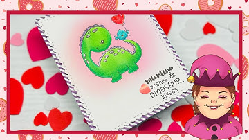 #2024valentinecardseries One layer coloring and ink blending