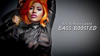 Nicki Minaj - Red Ruby Da Sleeze | Bass Boosted🔊 [Best Version]