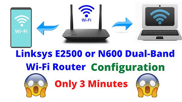 How to setup Linksys E2500 or N600 Dual-Band Wi-Fi Router | All Configuration 2020 English