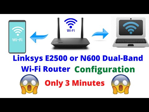 How to setup Linksys E2500 or N600 Dual-Band Wi-Fi Router | All Configuration 2020 English