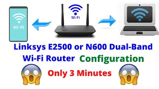 How to setup Linksys E2500 or N600 Dual-Band Wi-Fi Router | All Configuration 2020 English