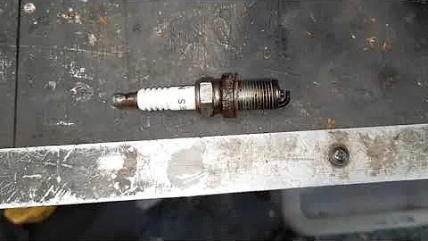 How to remove a broken spark plug from a cylinder head engine.