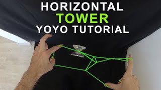 Horizontal tower - yoyo trick tutorial