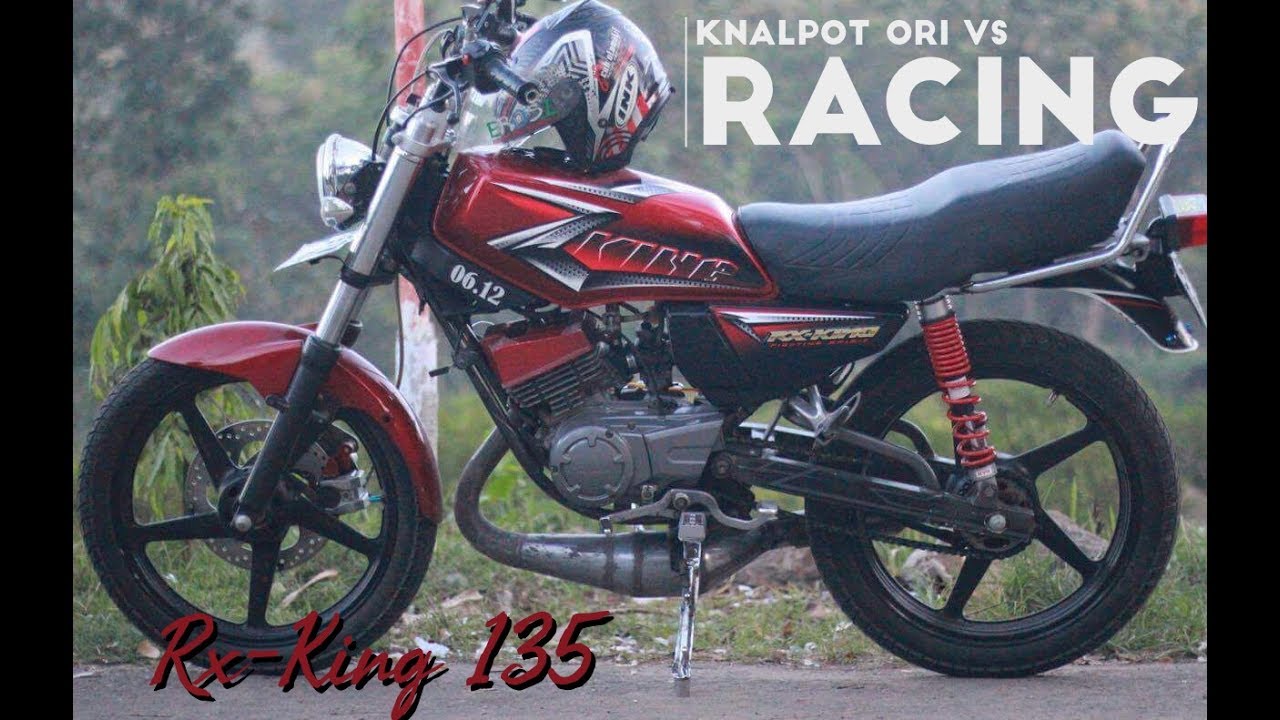 Rx king 135 knalpot ori vs Racing