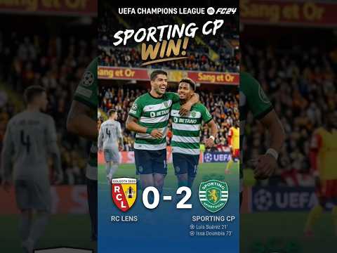 RC Lens vs Sporting CP 0-2 Highlights |  UEFA Champions League