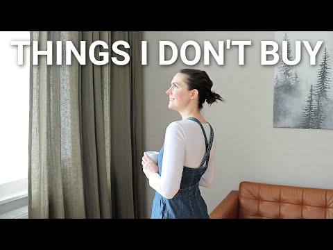 Things I Do Not Buy to Reduce My Anxiety | MINIMALISM Things I Do Not Buy to Reduce My Anxiety | MINIMALISM