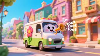 The Funny Flower Van 🚐🌸😂 Fun Kids Song | Nursery Rhymes &amp; Happy Delivery Adventure 🎶✨