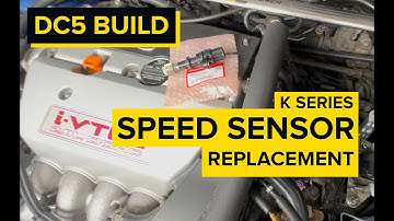 K series speed sensor replacement / installing the VSS on my Acura RSX Type S