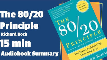 The 80/20 Principle: The Secret to Achieving More with Less