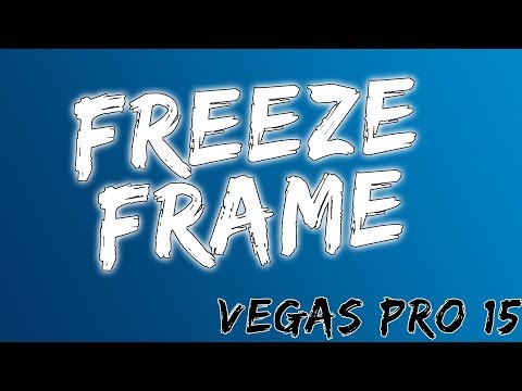 Como Quadro de gelo Video - Vegas Pro 15 - 2018