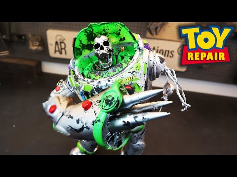 Видео: 2024 Реставрация Базза Лайтера - История игрушек 2 ремонт