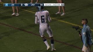 UNH Football vs Rhode Island Highlights (9-21-19)