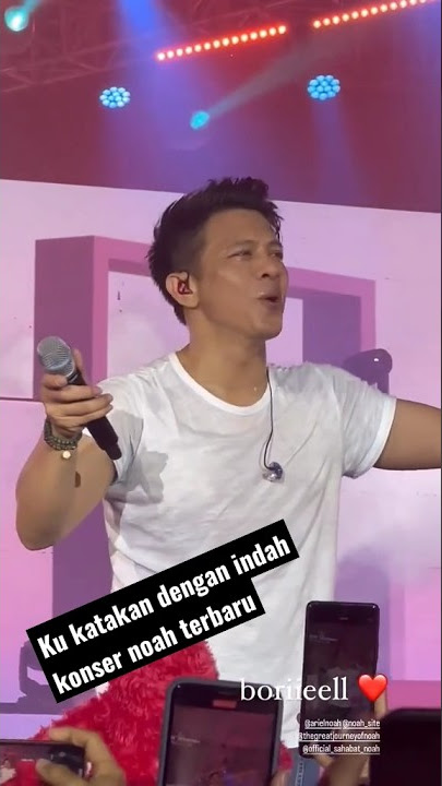 ku katakan dengan indah ‼️ live konser noah terbaru #shorts