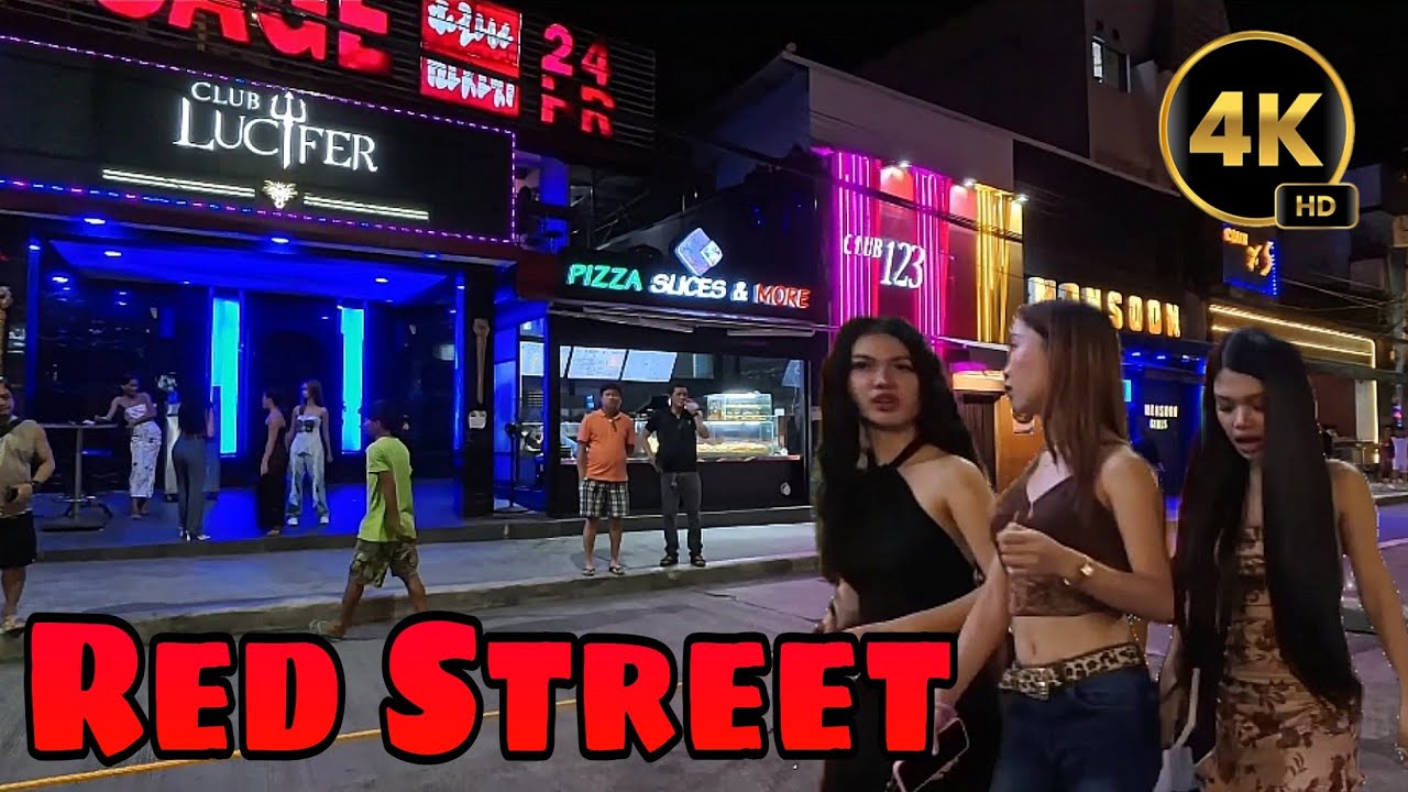 Red Street Angeles City Walking Tour | Nightlife, Bars & Street Views (2025)
