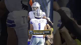 Cowboys WR George Pickens is signing his franchise tag, per multiple reports #cowboys
