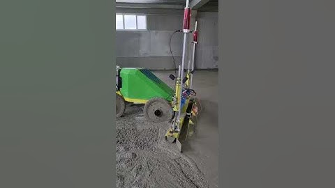 Laser Screed The Green LR3.0 Concrete Flooring robotic Machine