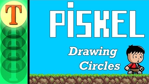 How to Create Pixel Art and Animations with Piskel Tutorial 9 - Drawing Circles