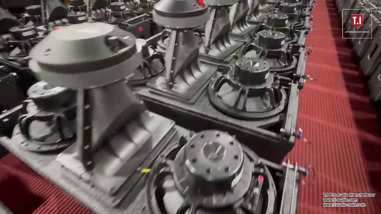 Production Line with double 10 inch line array.