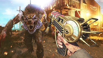 WANTED FULL EASTER EGG & BOSS FIGHT! (Custom Zombies)